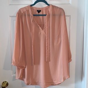 💐2/$40! Torrid Blush Blouse, Sz 3 (22/24)🌸